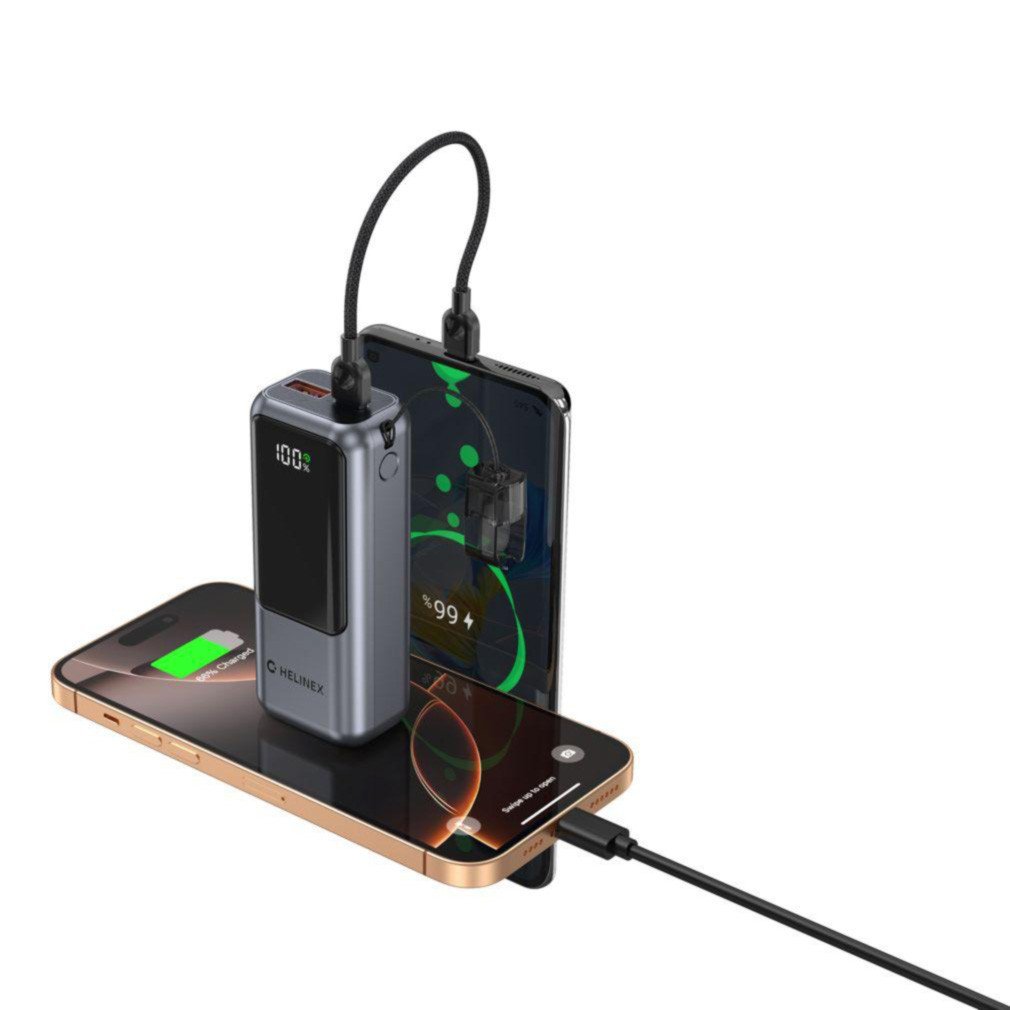 Helinex powerbank 100W Ultra fast charging incl. dual port 30.0000mAh – Bild 3