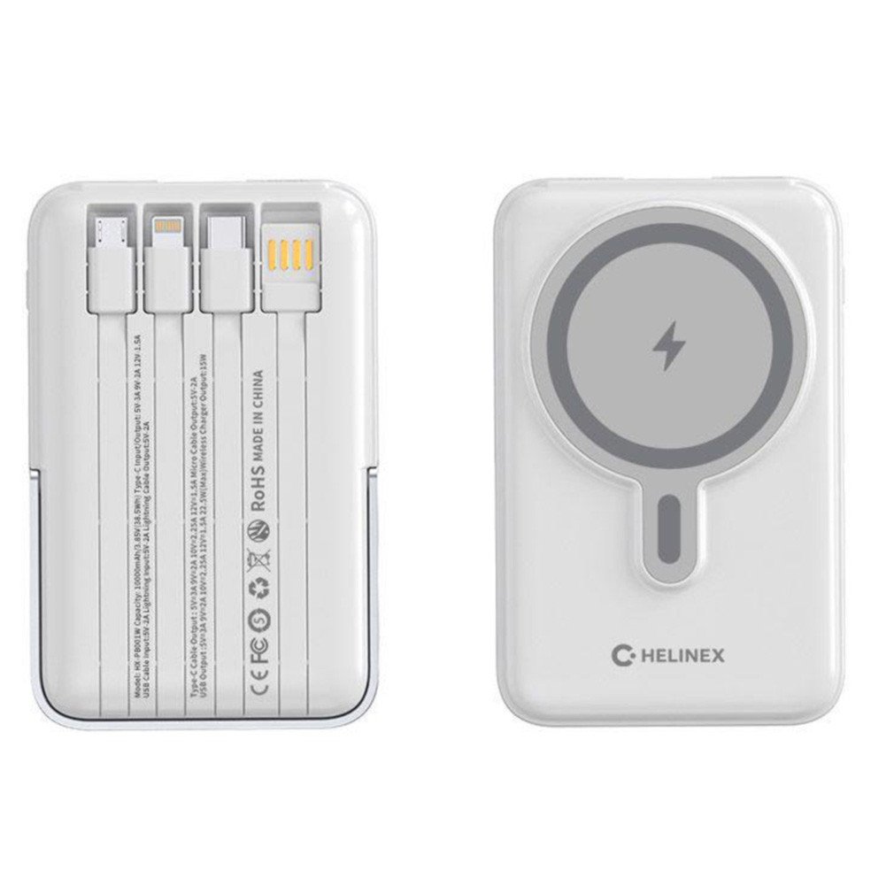 Helinex 4in1 Magnetic Powerbank incl. Cable 10.000mAh – Bild 5