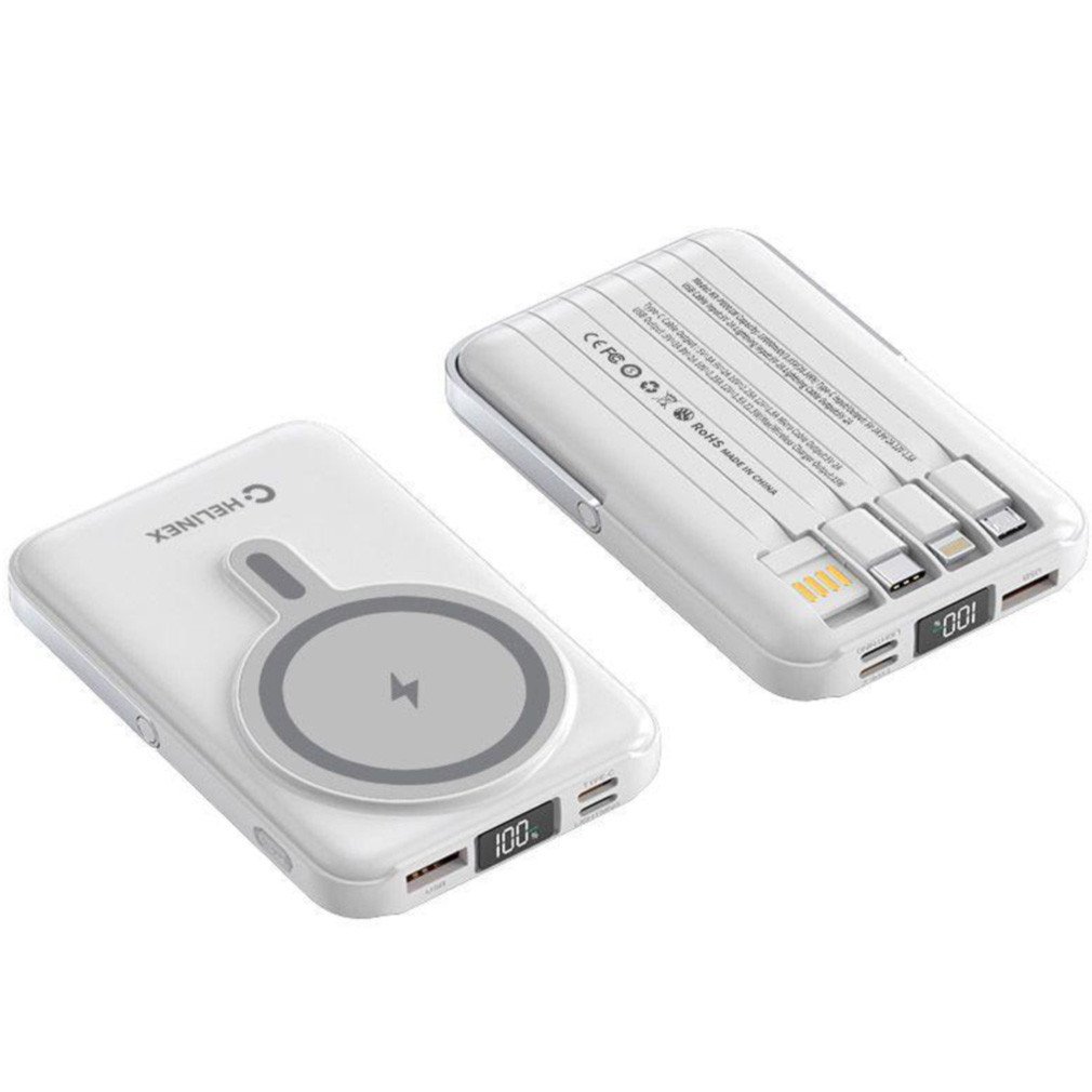 Helinex 4in1 Magnetic Powerbank incl. Cable 10.000mAh – Bild 4