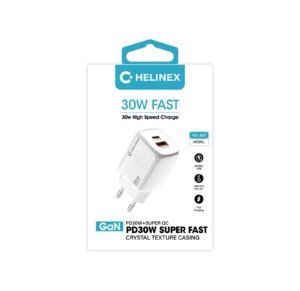 HELINEX Schnell Ladegerät 30W FAST USB & USBc