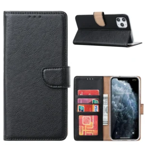 Helinex Book Case iPhone 15 - Black