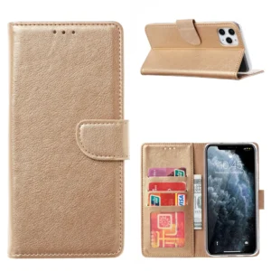 Helinex Book Case iPhone 15 - Gold