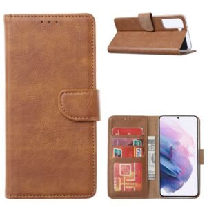 Helinex Book Case Samsung Galaxy S25 Edge - Licht Bruin