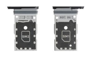 Helinex Galaxy S25/S25 Plus - Simcard Tray - Zwart