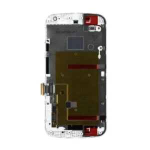 Helinex Moto G 1st.gen - LCD Display Complete with Frame - White