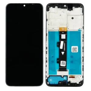 Helinex Moto G20 - LCD Display Complete with Frame ORG - Black