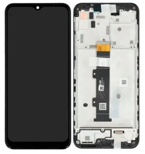 Helinex Moto G30 - LCD Display Complete with Frame - Black